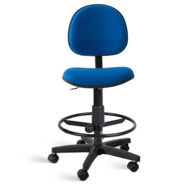 Imagem de Cadeira Executiva Turim Giratória Caixa 0505 Azul - Flex Cadeiras