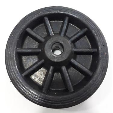 Imagem de Roda borracha maciça para carrinhos r 92 9x2 br mf até 150 kgs - MOVIF