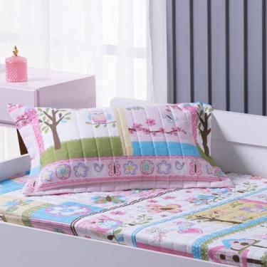 Imagem de Colcha Solteiro Matelado Slip Zapt Zum Infantil Com Elástico Tecido Pe