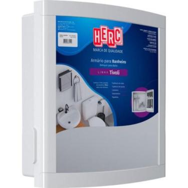 Imagem de Armario Plastico Herc Tivoli Externo/Embutir 33,8X32,2 Branco, Branco
