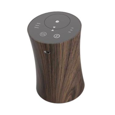 Imagem de Ｂｅｓｇａ Difusor sem água para difusor de óleo essencial para carro, compacto, silencioso, mini máquina de aroma sem fio portátil para quarto, escritório, Grão de Madeira Escura
