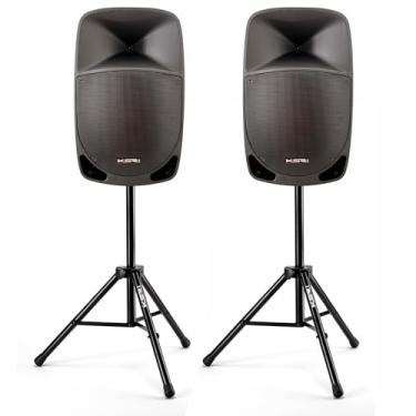 Imagem de KIT 2 Caixa Ativa 15 Polegada profissional 700w KSR K915 + tripés