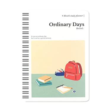 Imagem de Monolike Planejador de estudo de dias comuns para 4 meses, bolsa escolar – Planejador acadêmico, planejador semanal e mensal, plano de estudo