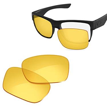 Imagem de Glintbay Lentes de óculos de sol de substituição 100% precisas para Oakley TwoFace OO9189 - Amarelo cristal não polarizado