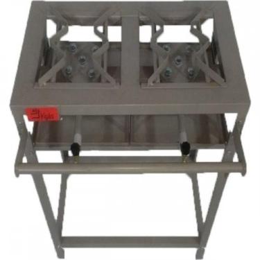 Imagem de Fogao 2 Bocas Riskgas Semi-Industrial Grande Sem Mangueira