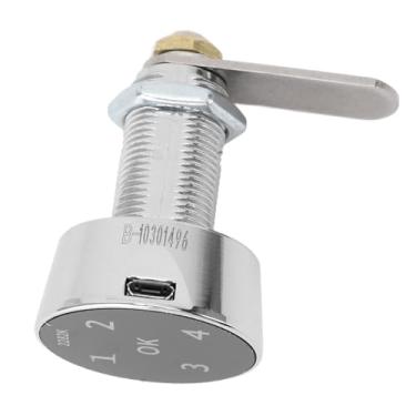 Imagem de Armário Eletrônico L Bloqueio de Gabinete Codificado Eletrônico Teclado de Toque de Alumínio Bloqueio de Senha Digital para Gabinete Caixa de Ferramentas Caixa de Correio Gaveta