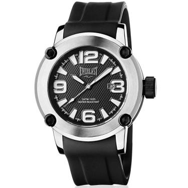 Imagem de Relógio Masculino Everlast Preto À Prova D`Água 30 M E10430