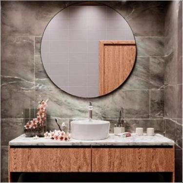 Imagem de Cuba Pia Apoio Banheiro Lavabo Redonda 36x36cm Cerâmica Louça - La Bel