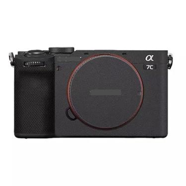 Imagem de Película protetora para câmera A7C2 Película protetora para Sony A7CR A7C II (couro preto)