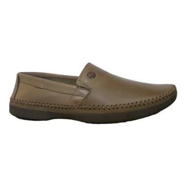 Imagem de Sapatilha Masculina Logan Couro Sesamo Freeway - Free Way, Marrom, 42