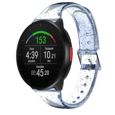 Imagem de Pulseira feminina para smartwatch Polar, 20 mm, 22 mm, pulseira esportiva transparente de silicone macio compatível com Polar Unite, Ignite, Ignite 2, Ignite 3, Pacer, Pacer Pro, Vantage V3, Grit X,