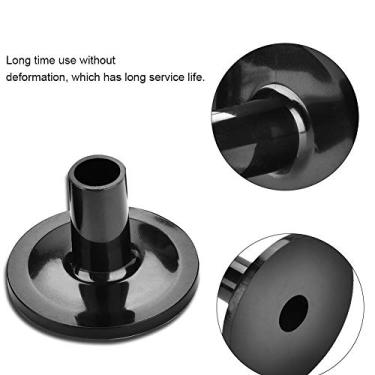 Imagem de 8pcs Portátil Plástico Preto Tambor Cymbal Mangas Instrumentos Musicais Acessórios para Amantes do Conjunto de Tambores