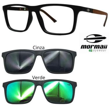 Imagem de Armação de Grau Mormaii Swap 4 6112 AFW com 2 Clipons CV, Afw