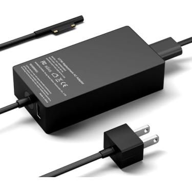 Imagem de 127W Adaptador de para computador portátil compatível com Microsoft Surface Book 3 2 1, Surface Laptop 5 Go2 Studio Go 4 3 2 1, Surface Pro 9 8 7+ X 7 6 5 4 3