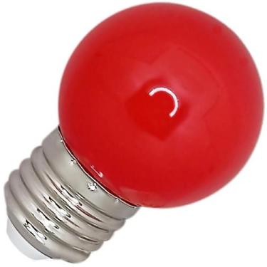 Imagem de Lâmpada Incandescente Bolinha Vermelha 15w 220v E27 - EMPALUX