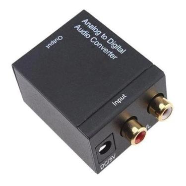Imagem de Conversor de áudio analógico rca lr para digital optico toslink - MAGN