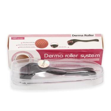 Imagem de Dermaroller Microagulhamento 2,0mm Tratamento Barba Calvície - Dermaro