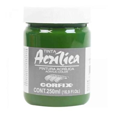 Imagem de Tinta Acrílica 250ml G1 111 Verde Oliva Corfix, 111 - VERDE OLIVA