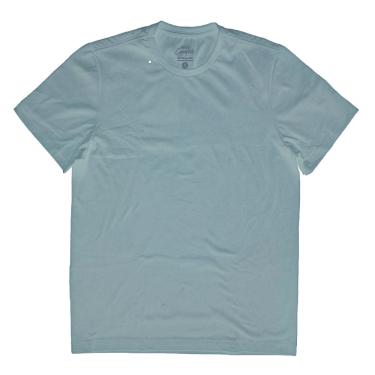 Imagem de CAMISETA MASCULINA EM TECIDO ALGODÃO, LISA, COR AZUL, BASICA, MARCA BASIC +, TAMANHO G