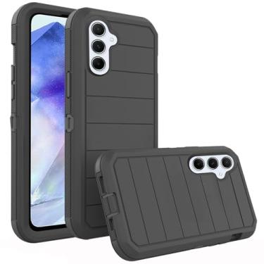 Imagem de Asuwish Capa de telefone para Samsung Galaxy A55 5G, capa de celular híbrida à prova de choque de grau militar, acessórios para celular de proteção rígida resistente de corpo inteiro A 55 55A A555G