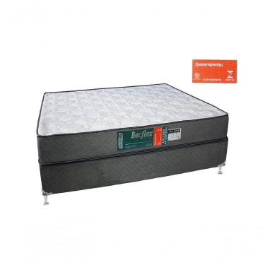 Imagem de Conjunto Box Completo Queen Becflex Titan Diamond 1,58 x 1,98 x 0,50 (Cama Box + Colchão Colchão Espuma)