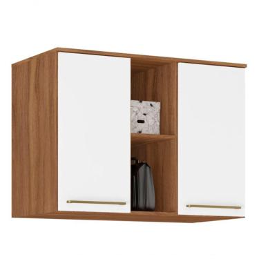 Imagem de Armario Ponte Solteiro Prateleira Irlanda Amendola/Branco