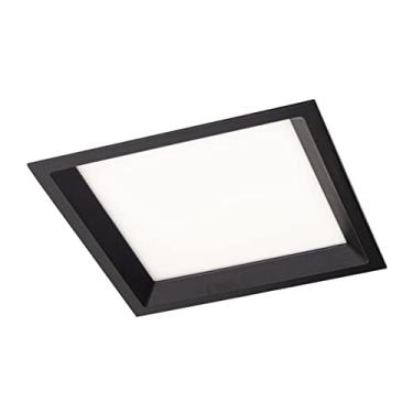Imagem de Plafon de embutir low frame preto (c)22.5cm (l)22.5cm (a)2cm 1x24w 3000k 1800lm