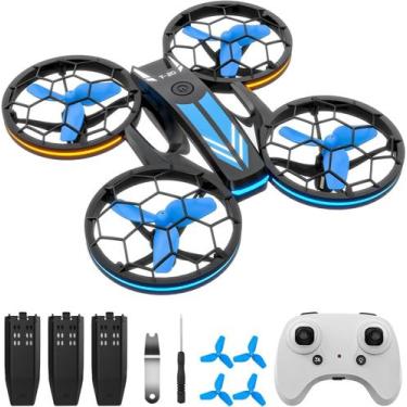 Imagem de Mini Drones Epstur RC Drone Auto Hover Headless 3 baterias