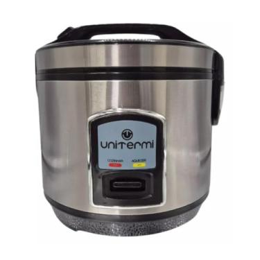 Imagem de Panela Elétrica De Arroz 10 Xícaras Aço Inox 1,4 Litros Cozedor De Arroz Elétrico - 127 V