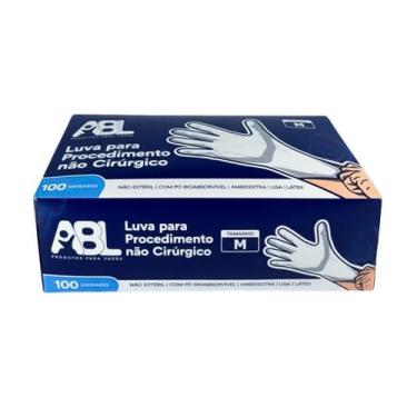 Imagem de Luva para procedimento não cirúrgico látex com pó abl 100un tam: p, P