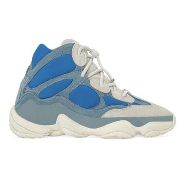 Imagem de adidas Yeezy 500 Tênis masculino casual com cadarço - bege, Azul, 37