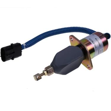 Imagem de HOLDWELL Solenoide de parada 12V 1751ES-12A6UC3B1S5 1700-1506 127973 Compatível com Minicarregadeira Gehl SL4625 4625SX 4625DX com motor V2203 Kubota Diesel Engine V2203