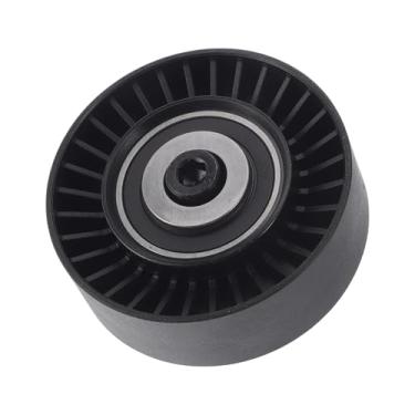 Imagem de VekAuto Polia tensora serpentina para BMW 335 2007-2013 polia tensora serpentina com arruela de parafuso Nº 11287557851 Plástico preto 1 peça