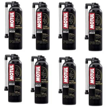 Imagem de Reparador Pneu Furado Motul P3 Tyre Repair 0,3L 666 8 Unidades (Carro/Moto)