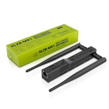 Imagem de SMLIGHT SLZB-MR1 – Adaptador de Zigbee 3.0 para Ethernet/USB/WiFi com suporte para PoE, compatível com Zigbee2MQTT, Home Assistant, ZHA