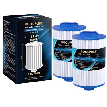 Imagem de POOLPURE Filtro de substituição para cartucho de filtro PMAX50P4, Unicel 5CH-35, Filbur FC-0300, Baleen AK-90109, Excel Filters XLS-526, Darlly 50353, Pure N Clean PC-0300, SD-00780, SD-00650