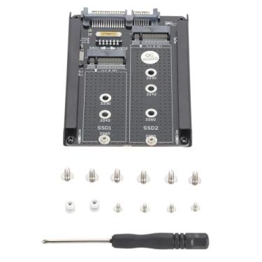 Imagem de NGFF SSD Conversor para 2.5 Polegada Cartão SATA 3.0, B M Chave M.2 SSD Combo Enclosure Adapter 6Gbps SATA III Interface para 2230 2242 2260 Quadro Bracket Transparente para OS