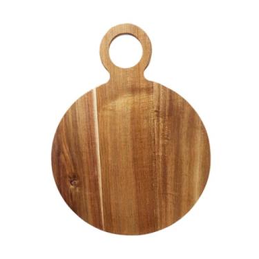 Imagem de Ｂｅｓｇａ Tábua de corte de madeira, tábua de queijo multiuso, prato de pizza para pão, carnes, frutas, de preparação de alimentos