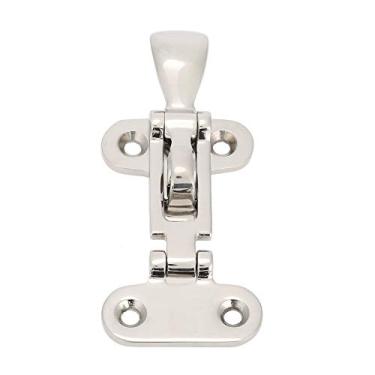 Imagem de 2pcs Aço Inoxidável Marinho Marinho Trava Espelho de Fixador de Fixador Hasp, Anti -ferrugem, Alta Resistência, Fácil de Instalar e Usar Dobradiça Lisa, Com um Olho para um