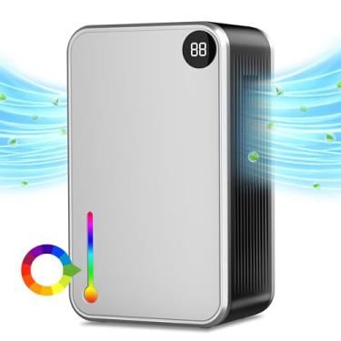 Imagem de Scozza Desumidificador, Tanque De Água De 25 Oz, Desumidificador Para Casa (280 Pés Quadrados), Silencioso Com Temporizador, Função De Desligamento Automático E Drenagem Doméstica, Desumidificadores