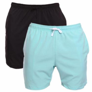 Imagem de Kit 2 Shorts Masculino Tactel Praia Verão Corrida Academia Treino - Br