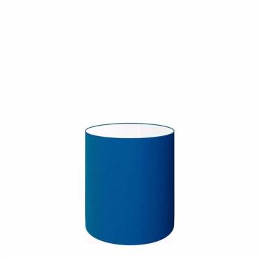 Imagem de Cúpula em Tecido Cilindrica Abajur Luminária Cp-2009 13x15cm Azul Marinho