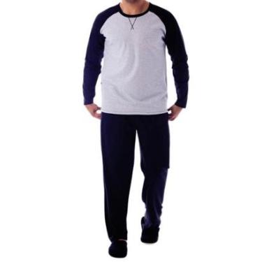 Imagem de Pijama Canelado Masculino Plus Size Victory-Masculino