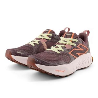 Imagem de New Balance Tênis de corrida feminino Fresh Foam X Hierro V8 Trail, Alcaçuz/granito vermelho golfo/rosa, 36