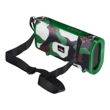 Imagem de Caixa De Som Grande Bluetooth Potente Portátil Celular Tws (Camuflado)