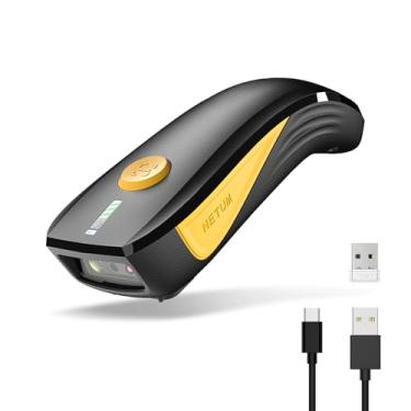 Imagem de NETUM Scanner de código QR CS7501 – Scanner de código de barras Bluetooth atualizado, mini leitor de código de barras portátil 1D e 2D para gerenciamento de inventário, scanner de imagem sem fio para