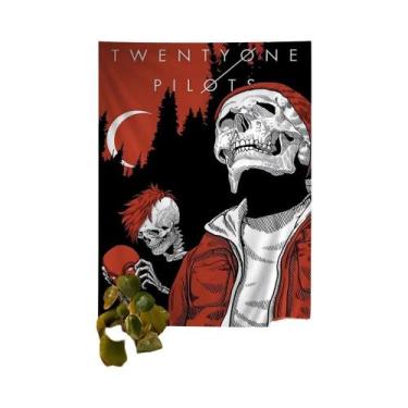 Imagem de Tapeçaria De Desenho Animado Boêmio Mandala T-Twenty One P-Pilots Lenç