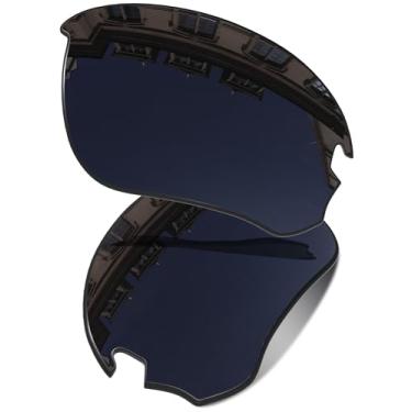 Imagem de Vonxyz Lentes de reposição para óculos de sol Oakley Flak Draft OO9364 - preto oculto polarizado