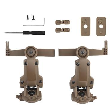 Imagem de Acessórios adaptadores de trilho ARC para capacete tático, suporte para fones de ouvido com fones de ouvido COMTAC 3 OPS Core ARC e trilho Team Wendy M-LOK para tiro de airsoft e esportes ao ar livre