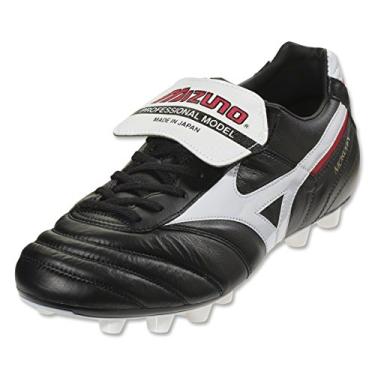 Imagem de Mizuno Tênis de futebol masculino Morelia II Made in Japan, Preto/branco, 38